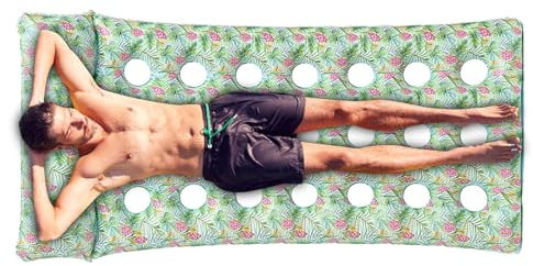 Lnhgh Aufblasbarer Poolschwimmer, Poolschwimmer für Erwachsene,Dicke PVC-Pool-Floats-Liege | 190 x 88 cm großes Sonnenbad-Pool-Lounge-Floß, leichte, Faltbare