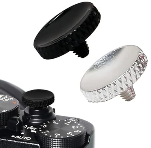 UENXRXE 2 pièces Bouton de l'appareil photo Bouton Caméra Déclencheur Laiton Compatible pour Fuji