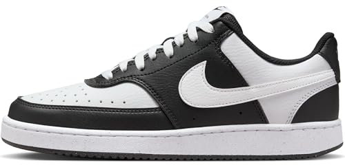 Nike Damen Court Vision Lo Nn Sneaker, Black/White, 43 EU