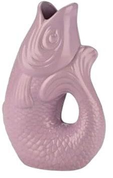 Gift Company Vase Monsieur Carafon S Vase décoratif en forme de poisson Lavande 25.2 cm