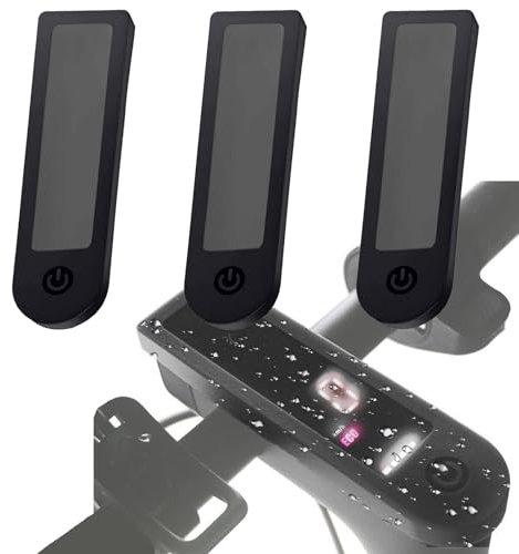 3 Regenabdeckung für Display, Scooter Dashboard, Universal wasserdichte Silikon-Schutzhülle, Led Anzeige Transparente Abdeckung des Displays für Xiaomi M365 / M365 Pro Elektroroller Entwickelt