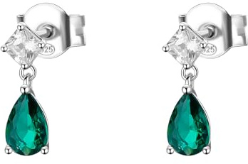 Brosway Damenohrringe aus 925 Sterling Silber, Ohrringe für Damen, Kollektion Fancy - FLG113, 12mm, Zirkonia