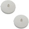 LEDSone Ceiling Rose Pendant Cable Grip Flex Clamp Plate for Light Fitting 100mm Choose Hanging Lamp Multi Colour Full Set (White 2 Pack)
