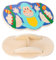 Balance Board Kinder, Balance Board Holz, Wackelbrett, Balancieren Kinder Indoor, Fördert Gleichgewichtssinn und Konzentration, Affenmuster