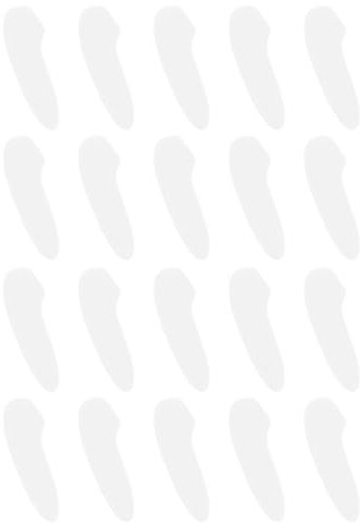 sourcing map 200Pcs Blade Knife Tip Protector Cover Plastic Knife Guard Sleeves Knife Blade Tip Sleeves Cover for Kitchen, White