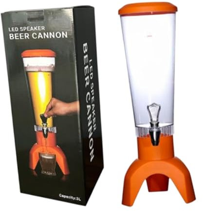 YWJLQH Dispensador de Cerveza con Colorido Dispensador de Cola de Té de Luz para