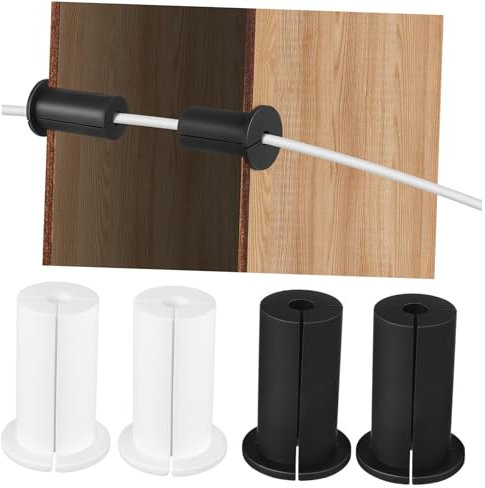 Hemobllo 4pcs Wall Hole Glue Plug Cable Grommets for Cables Wire Grommet to Hide Wires Desk Wall