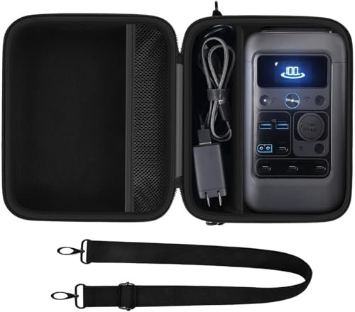 ANKHOH Power Bank Case für Anker SOLIX C200 DC, für SOLIX C300 DC Solarkraftwerk, Generator Ladegerät Batteriespeicher Schutzabdeckung für Outdoor Camping, Reisen (nur Box)