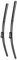 Ysbxitu Universal Scheibenwischerblatt Kompatibel mit SEAT Mii 2011-UP, TOLEDO 2012-UP,Leistungsstarke-Wischerblätter Hinten，Set mit 2er 24”(600mm）/16”(400mm)