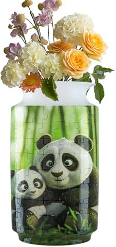 3D Puzzles Blumenvase – Einzigartige Kunstblumen-Puzzles Für Blumenarrangement Und Heimdekoration, Abnehmbar DIY-Puzzle-Blumenvase, Für Wohnzimmer, Büro, Blumenarrangement
