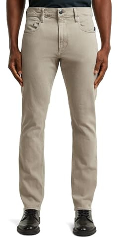 G-Star Men's Mosa Straight Jeans, Colour Beige, Size: Waist 33, Inseam 32