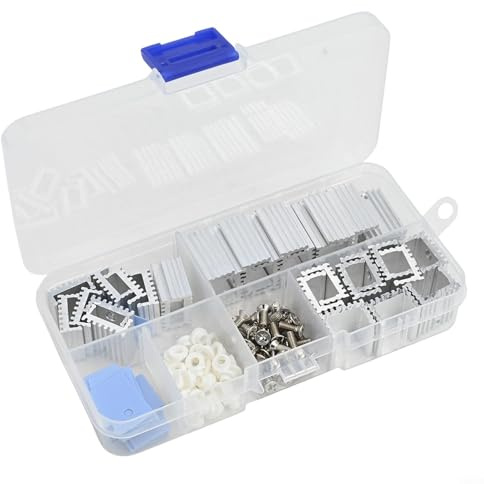 30-teiliges TO-220 Kühlkörper- und Elektroisolator-Set für MOSFET-Leistungstransistoren, Aluminiumlegierung, Wärmeableitungskomponenten für LM78XX LM317 IRFXXX Regler