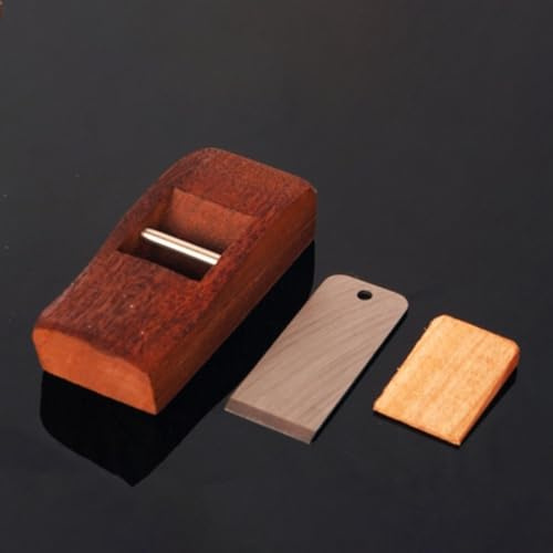 Desiumite Raboteuse manuelle en bois pour le travail du bois – Outil de rabot plat avec lame, rabot de menuisier pour la maison, le jardin et l'atelier (100 mm)