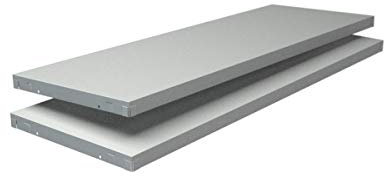 SCHULTE REGALWELT REGALE FÜR DIE EWIGKEIT Regalwelt Zusatzböden in weiß, 2er Set Stecksystem Ersatzböden 100x35 cm, Traglast bis zu 85 Kg je Boden, weiß, pulverbeschichtet