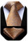 Hisdern Herren Check Dot Krawatte Taschentuch Hochzeit Party Krawatte & Einstecktuch Set