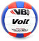 Voit T343Vb2000 Plus Volleyball Nr. 5 Unisex, weiß-blau-rot, Einheitsgröße