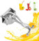 Exprimidor Manual de Naranjas y Frutas - Extractor de Jugos Profesional de Acero Inoxidable para Limones, Frutas y Verduras