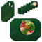 VILSTO Tischset Filz 18er Set, Tischsets Abwaschbar, Teller Set Untersetzer Gläser Bestecktaschen, Küchen Deko, Tischdeko Esstisch, Platzset Abwischbar, Waldgrün