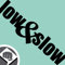 Low & Slow Sticker - Bomb Shocker Aufkleber JDM OEM Decal - Bombing - Dub DUBWAY (schwarz außenklebend)