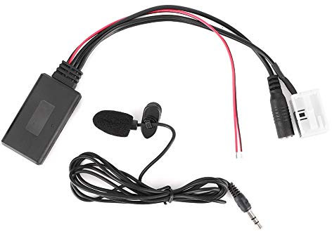 Tbest Bluetooth c4 Câble o Bluetooth, connecteur d'adaptateur AUX de Voiture de câble o Bluetooth 12Pin avec Microphone adapté pour Berlingo