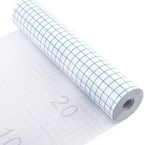 Transferfolie Plotter für Vinyl-30,5 * 505cm Übertragungsfolie Plotter für Abziehbilder, Schilder, Fenster, Aufkleber, Becher
