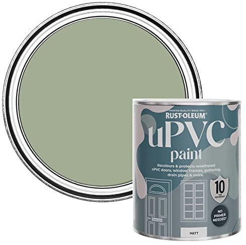 Rust-Oleum Green uPVC Door and Window Paint in Matt Finish - Bramwell 750ml