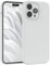 EAZY CASE Premium Silikon Handyhülle kompatibel mit iPhone 14 Pro Max, Slimcover mit Kameraschutz und Innenfutter, Silikonhülle, Schutzhülle, Bumper, Handy Case, Hülle, Softcase, Weiß