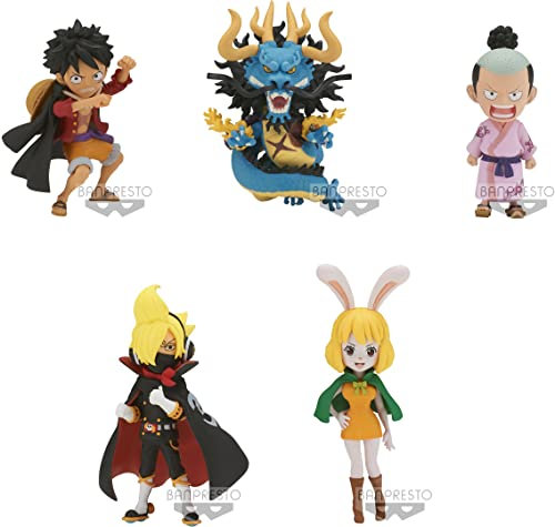 BANPRESTO - Packung mit 12 Figuren World Collectable Wanokuni Onigashima 3 One Piece 7cm surtido, 144222