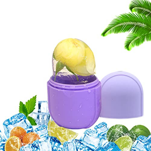 RoseFlower Ice Facial Roller, Ice Roller for Face Eyes Body with Round Shaped, Ice Mold for Face Effectively Remove Puffiness, Reduce Pores, Sunburn Repair, Facial Beuty Care Tool - LeakProof #6