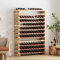 SogesHome Flaschenregal Weinregal Stapelbares Weinregale 12-Tier Weinlagerung für 120 Flaschen Weinständer Flaschenständer Weinlagerschrank aus Holz