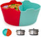 Magikichen Silicone Crockpot Liners,Slow Cooker Liners, 6-7 Quart Oval Reusable Crock pot Divider Insert,BPA-Free, Dishwasher Safe
