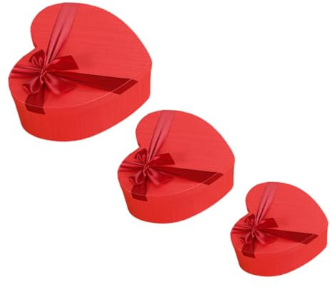 ABOOFAN Exquisite Individuelle Geschenkbox in Herzform für Dekorative Verpackungen Zum Valentinstag Geburtstag Jahrestag