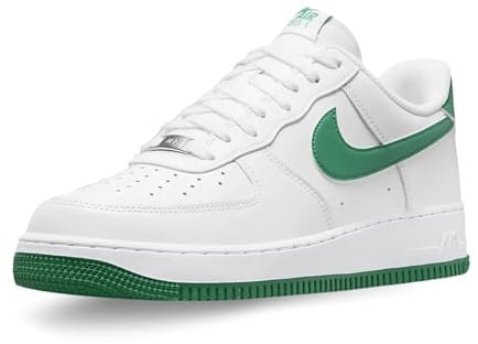 Nike Air Force 1 '07 Herren-Schuhe (FJ4146-102, Weiß/Malachite-Weiß), Weiß/Malachite-Weiß, Größe 39, Weißer Malachit, Weiß, 40 EU