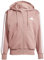 adidas Herren Essential Three Stripes Fleece Zipper Hoodie, warm Clay/White, L