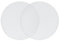 QUARKZMAN Rejillas Universales De 3 Pulgadas Para Altavoces De Audio Y Subwoofer Malla De 84X6.5Mm Sin Marco Color Blanco - Pack De 2