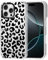 MOSNOVO Hülle für iPhone 16 Pro Max – Durchsichtige, schlanke, stoßfeste TPU+PC-Handyhülle, [6,6 Fuß Fallschutz/Anti-Abziehen] - Schwarzer Leoparden-Print
