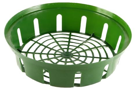 Tiardey Bulb Baskets Garden Care Round Bulb Baskets Daffodil Tulip Crocus Snowdrop Allium Easy Planter(26cm Green)