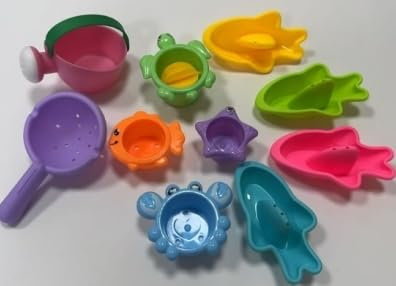 MINISOISO Juguetes Baño Bebe,10 PCS Juguetes Bañera para Niños Niñas 1 2 3 4 AñoJuguete de Baño para Bebé,Animales Fotantes Juguet,Juguete de Agua Animales,Agua Piscina Baños Juego de Ducha Bebe