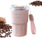 Tumbler with Straw, 360ml Travel Mug, Hot Cold Retention Cup, 2.76x2.76x5.71 Inches, Spill-Resistant Lid Design, for Daily Commute, Outdoor Activities, Gym, Sports, Travel Use