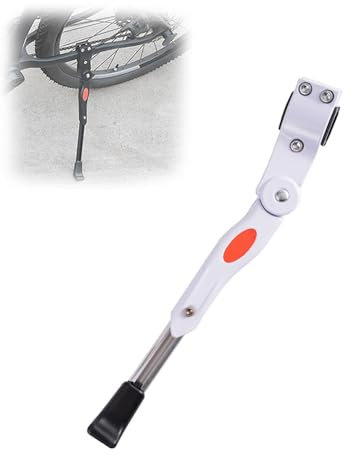 WQIUTT Fahrradständer für Batavus Step Tuam Wayz,Höhenverstellbar Fahrrad Ständer MountainbikeAluminiumlegierung rutschfest Fahrrad Ständer 22-27 Zoll,White