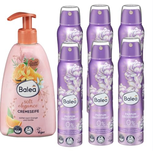 Balea Deospray Parfum Deodorant Golden Moon, Orientalischer Duft, Vegan, Ohne Konservierungsstoffe, Ohne Parabene, 150 ml