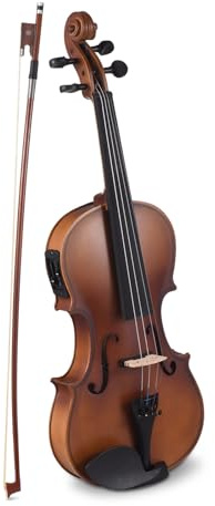 Aramox 4/4 Violon Pleine Grandeur Acoustique de Violon Vintage Kit de Démarrage en Bois Massif Vintage pour Les étudiants Débutants
