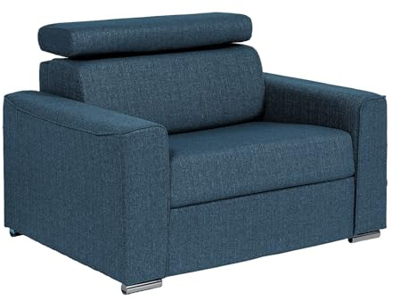Vente-unique - Schlafsessel 1 Vizir - Polyester - blau