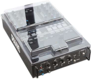 Decksaver Cover for Rane Seventy-Two (70/MK2) - Super-Durable Polycarbonate Protective lid in Smoked Clear Colour, Made in The UK - The DJs' Choice for Unbeatable Protection