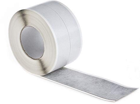 Nassboards Waterproof Tanking Tape - Aqua Elastic Self Adhesive Butyl Joining Permanent Strong Sealing Tape for Waterproofing Bathrooms, Shower Wet Rooms, For Use Outdoors Indoors Preventing Leaks 10m