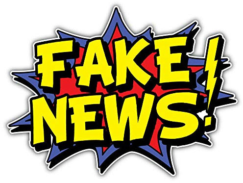 10cm! Klebe-Folie Wetterfest Made-IN-Germany Fake News Comic Splash Bubble H3880 UV&Waschanlagenfest Auto-Aufkleber Sticker Decal