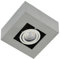 Arcchio Strahler Vince (Modern) in Alu aus Aluminium (1 flammig, GU10) - Deckenlampe Deckenleuchte Lampe Spot Flurleuchte