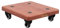 Soportes for altavoces de piso/escritorio, plataforma de soporte de base de altavoz de subwoofer con rueda for pies de aislamiento de audio, escucha mejorada ( Color : Brown , Size : 25*35*9.5cm )