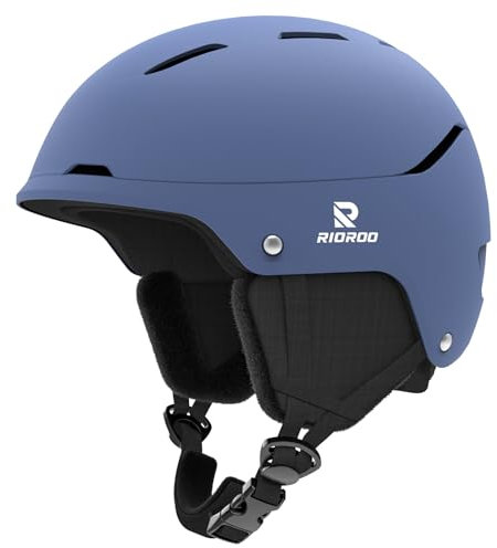 RIOROO Ski Helmet, Ski Helmets for Men Women Youth,Snowboard Helmet with Fluff Adjustable Vents,Compatible with Ski Goggles,Available for Snow Sports,Snowboarding Snowmobile Skiing Windproof.