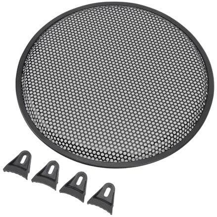 Cubierta de Rejilla de Subwoofer de Audio, Resistente Parrilla de Altavoz de 12 Pulgadas y 12 Pulgadas, Hierro de Construcción Sólida para RV